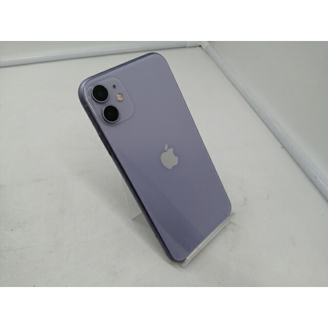 【中古】Apple 国内版 【SIM無償性】 iPhone 11 128GB パープル MWM52J/A【札幌】引き受ける継続期間１週【序列付けるC】