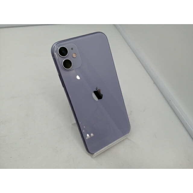 【中古】Apple au 【SIMロック解除済み】 iPhone 11 64GB パープル MWLX2J/A【札幌】保証期間１ヶ月【ランクB】｜じゃんぱら店