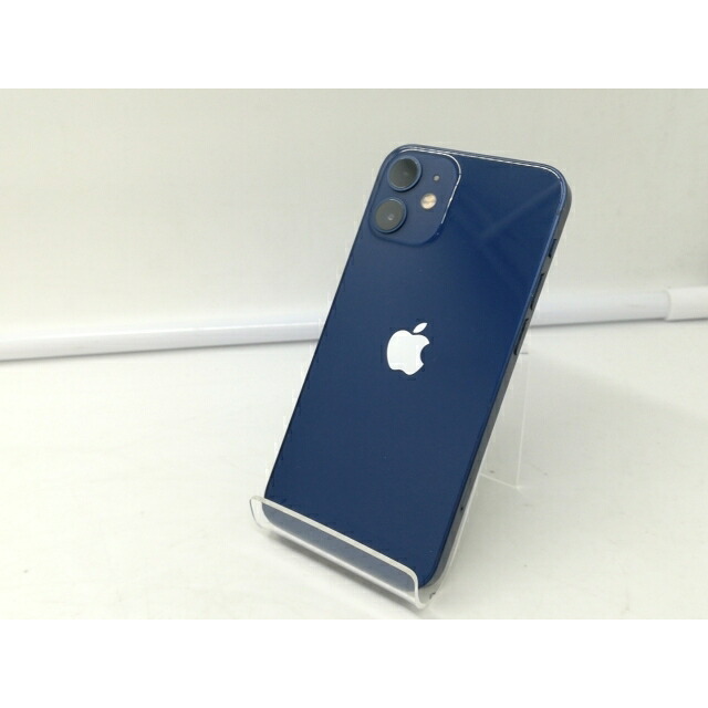 【中古】Apple 国内版 【SIM無償性】 iPhone 12 mini 64GB 青色 MGAP3J/A【札幌】引き受ける継続期間１週【価値づけるC】