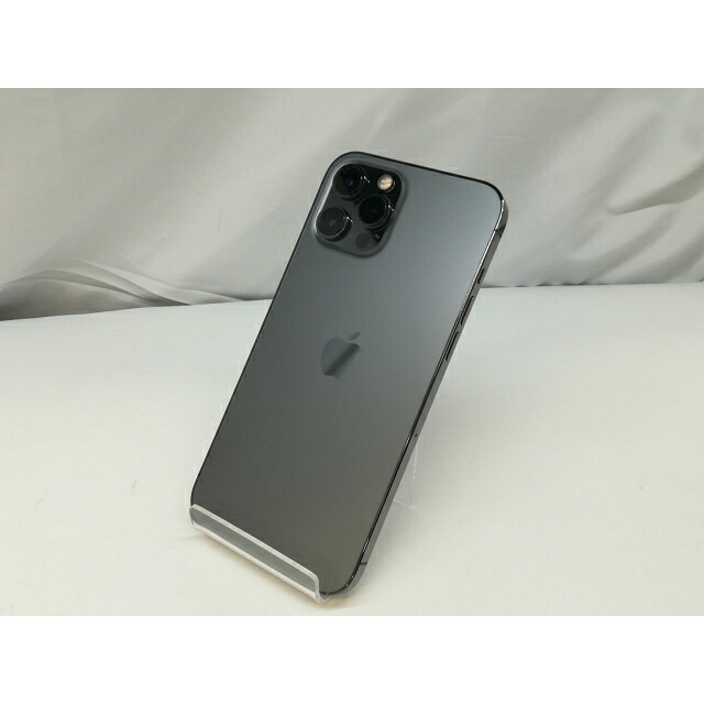【中古】Apple au 【SIMロック解除済み】 iPhone 12 Pro Max 512GB グラファイト MGD33J/A【札幌】保証期間１ヶ月【ランクC】