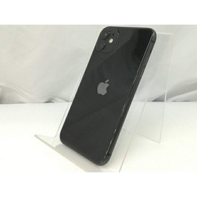 【中古】Apple docomo 【SIMロック解除済み】 iPhone 11 64GB ブラック MWLT2J/A【札幌】保証期間１ヶ月【ランクB】