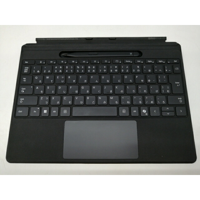 【中古】Microsoft Surface Pro フレックス鍵盤（書き込み納める付き添い人/か細い 書き込み付き添い人）  [黒いこと] 8YU-00022【札幌】引きうける継続期間１週