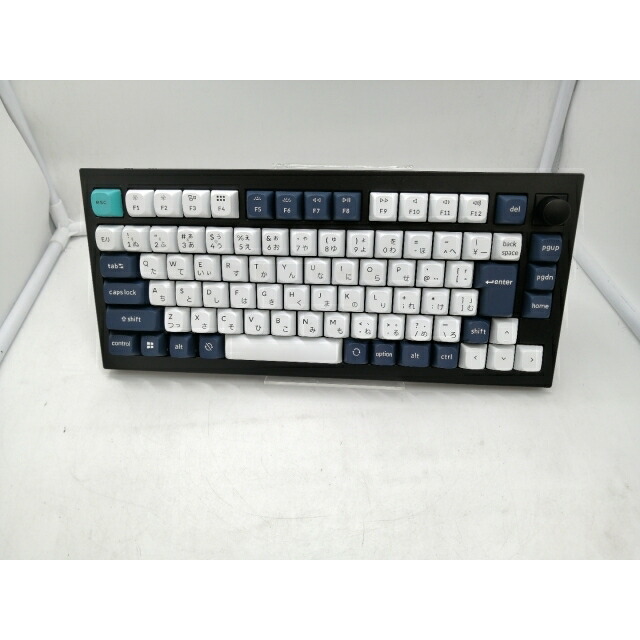 【中古】Keychron Q1 Max(バナナの木軸) 炭素黒いこと Q1M-M4-JIS [有線・無線電話 /Bluetooth・USB-A＋USB-C]【札幌】引きうける継続期間１週