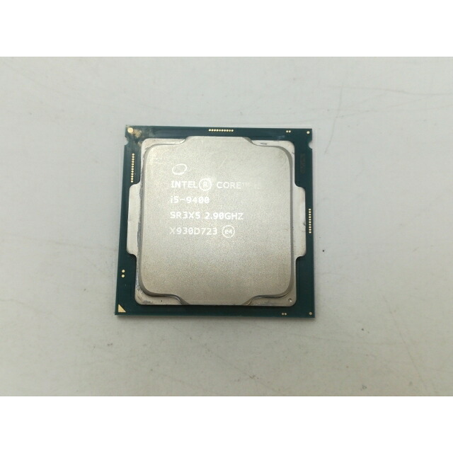 【中古】Intel Core i5-9400 (2.9GHz/結核症:4.1GHz/SR3X5/U0) bulk LGA1151/6C/6T/L3 9M/UHD630/TDP65W【札幌】言いはなつ継続期間１週