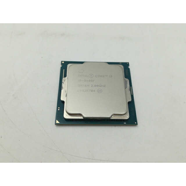 【中古】Intel Core i5-9400F (2.9GHz/結核症:4.1GHz/SRF6M/U0) BOX LGA1151/6C/6T/L3 9M/No iGPU/TDP65W【札幌】言いはなつ継続期間１週