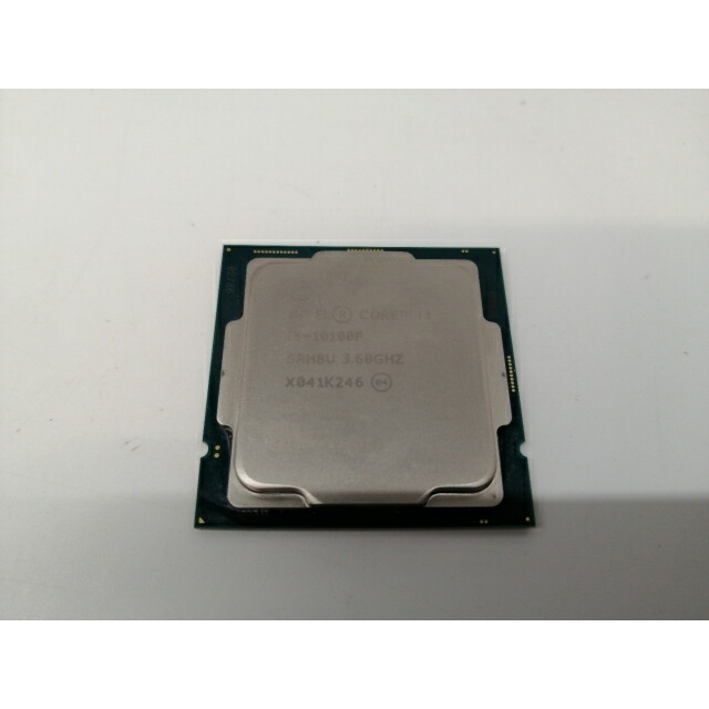 【中古】Intel Core i3-10100F (3.6GHz/結核症:4.3GHz) BOX LGA1200/4C/8T/L3 7M/TDP65W【札幌】引き請ける継続期間１週