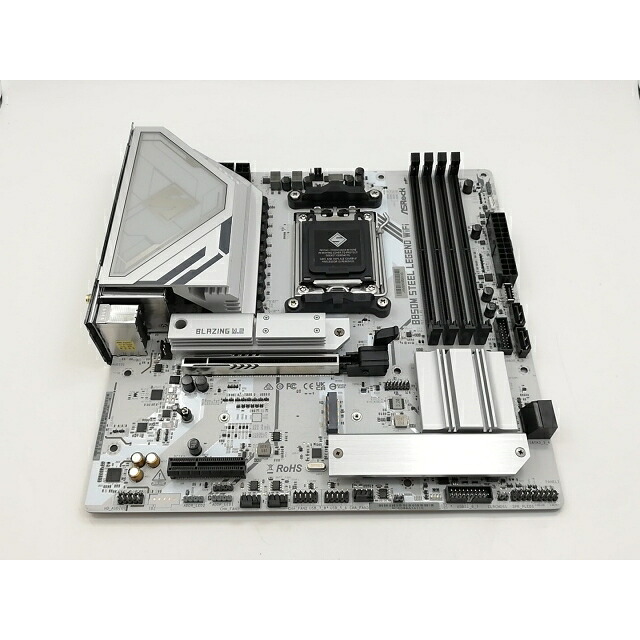 【中古】ASRock B850M Steel Legend 無線LAN B850/AM5/microATX【福岡筑紫】引き受ける継続期間１週