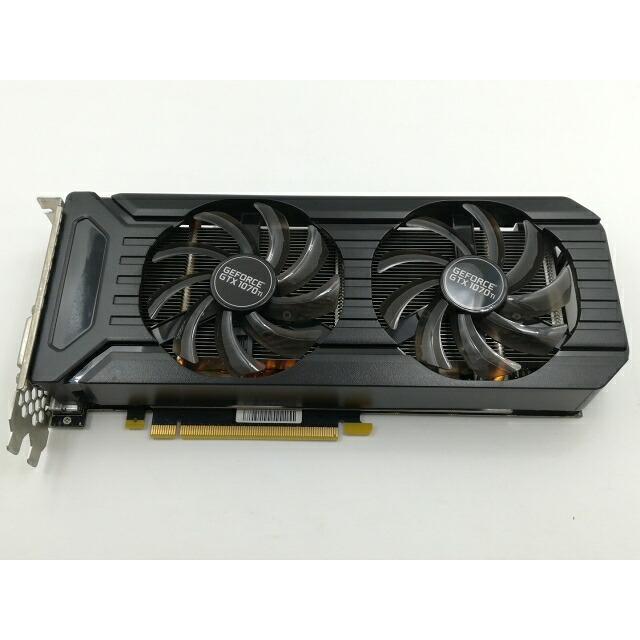 【中古】Palit GTX1070Ti 8GB DUAL(NE5107T015P2-1043D) GTX1070Ti/8GB(GDDR5)/PCI-E【福岡筑紫】保証期間１週間