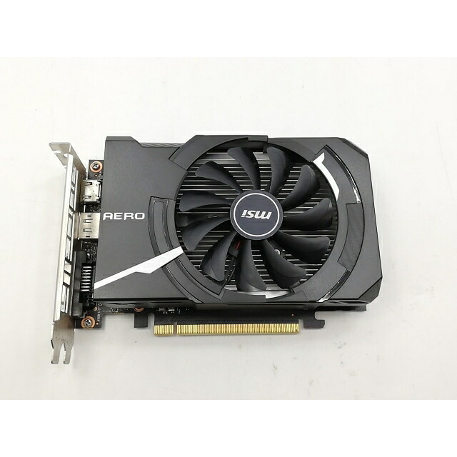 【中古】MSI GeForce GTX 1650 AERO ITX 4G OC GTX1650/4GB(GDDR5)/PCI-E【福岡筑紫】保証期間１週間｜じゃんぱら店