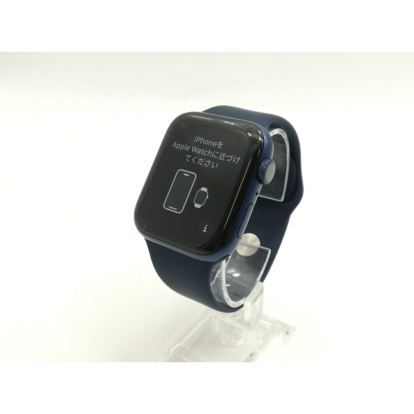 【中古】Apple Apple Watch Series6 44粍 GPS 青み軽銀/運動競技ダンス楽隊 ディープネイビー S/M\u0026M/L【福岡筑紫】引き受ける継続期間１ヶ月【序列付けるC】
