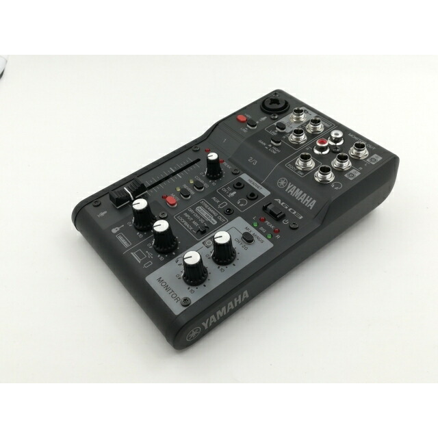 【中古】YAMAHA AG03MK2 ライブストリーミングミキサー [ブラック]【福岡筑紫】保証期間１週間【ランクA】