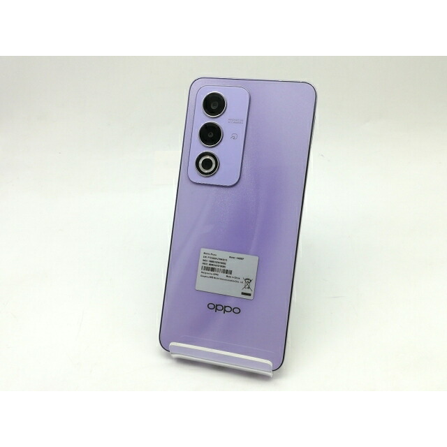 【中古】Oppo ymobile 【SIMフリー】 OPPO A3 5G 4GB 128GB パープル【広島】保証期間１ヶ月【ランクB】