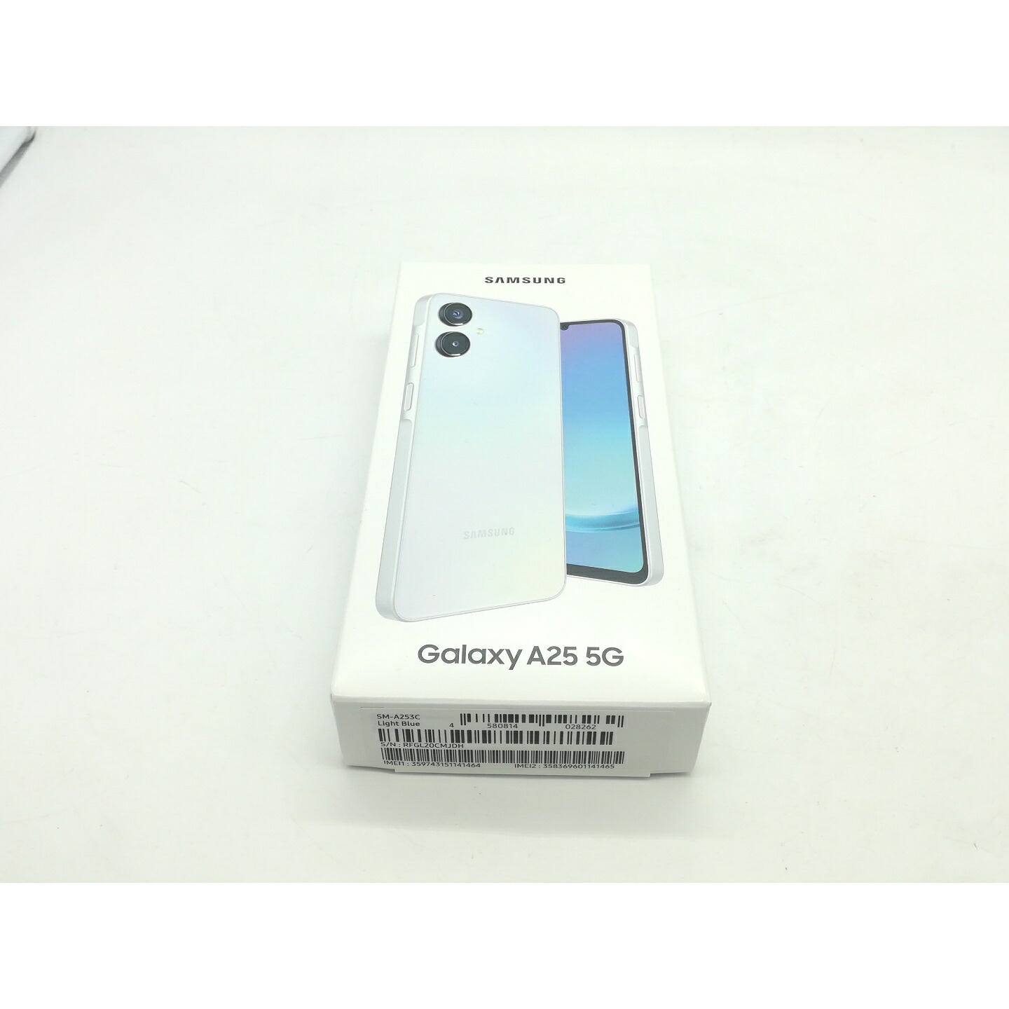 【未使用】SAMSUNG モバイル 【SIMフリー】 Galaxy A25 5G ライトブルー 4GB 64GB【広島】保証期間３ヶ月