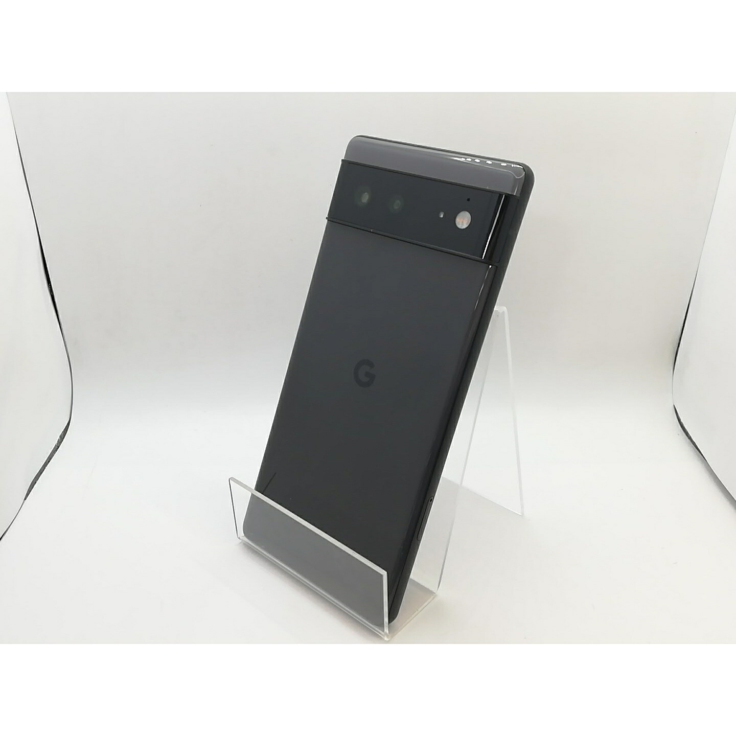 【中古】Google au 【SIM無償性】 Pixel 6 ストーミーブラック 8GB 128GB GR1YH【熊本】引き受ける継続期間１ヶ月【価値づけるA】