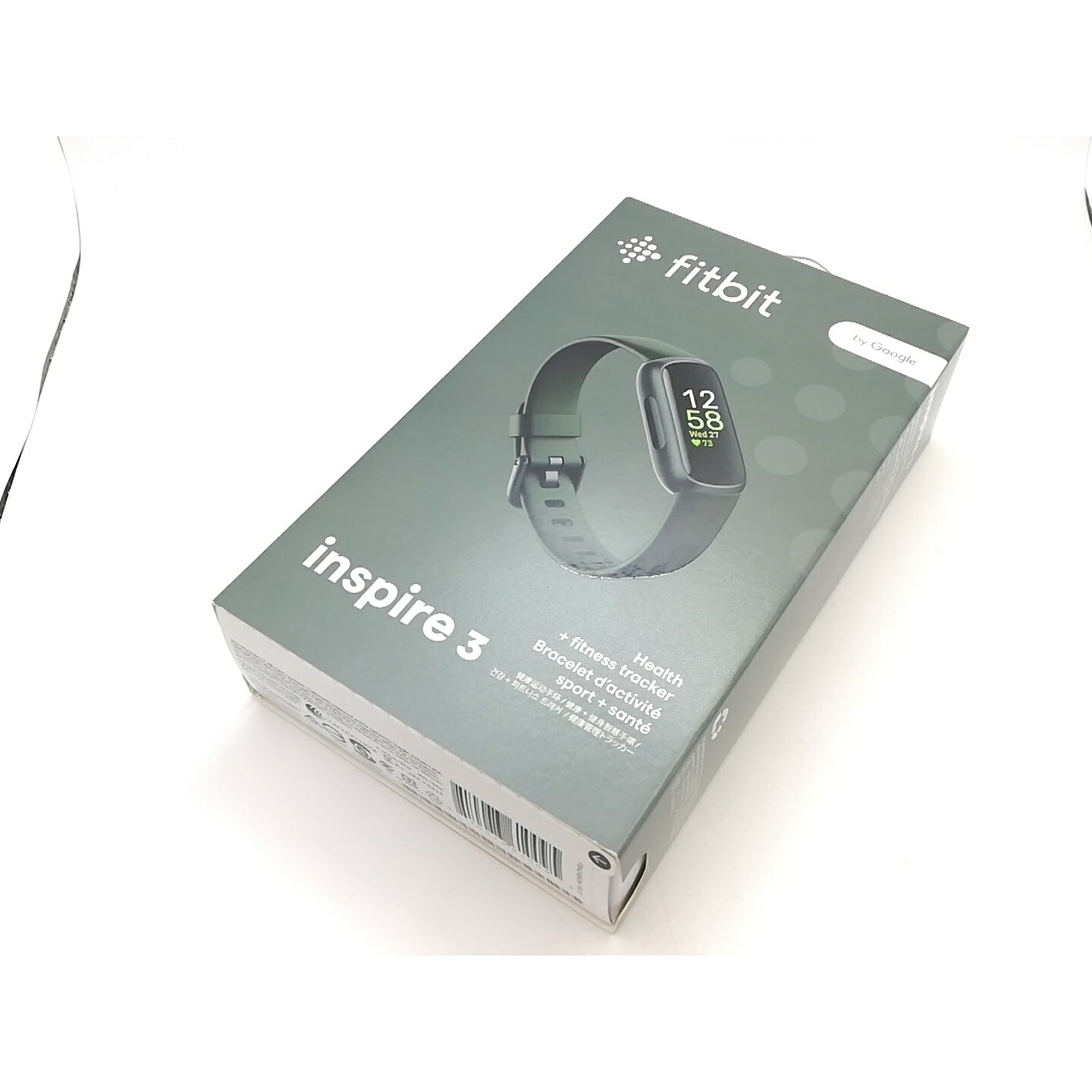 【未当て嵌める】Fitbit Fitbit Inspire 3 FB424BKBK-FRCJK ミッドナイトゼン/黒いこと【熊本】引き受ける継続期間３ヶ月