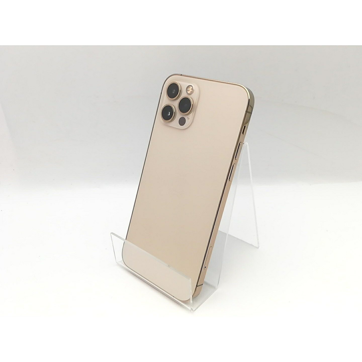 【中古】Apple au 【SIMロック解除済み】 iPhone 12 Pro 256GB ゴールド MGMC3J/A【熊本】保証期間１ヶ月【ランクB】