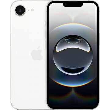 【未使用】Apple au 【SIMフリー】 iPhone 16e 128GB ホワイト MD1R4J/A【熊本】保証期間３ヶ月