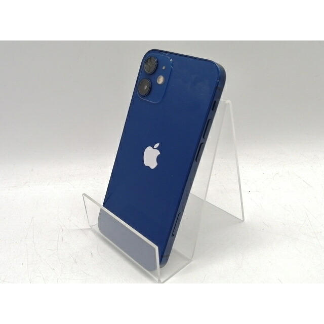 【中古】Apple au 【SIMロック解除済み】 iPhone 12 mini 256GB ブルー MGDV3J/A【熊本】保証期間１ヶ月【ランクB】｜じゃんぱら店