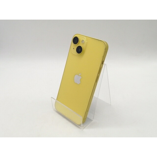 【中古】Apple モバイル 【SIMフリー】 iPhone 14 256GB イエロー MR3R3J/A【熊本】保証期間１ヶ月【ランクB】
