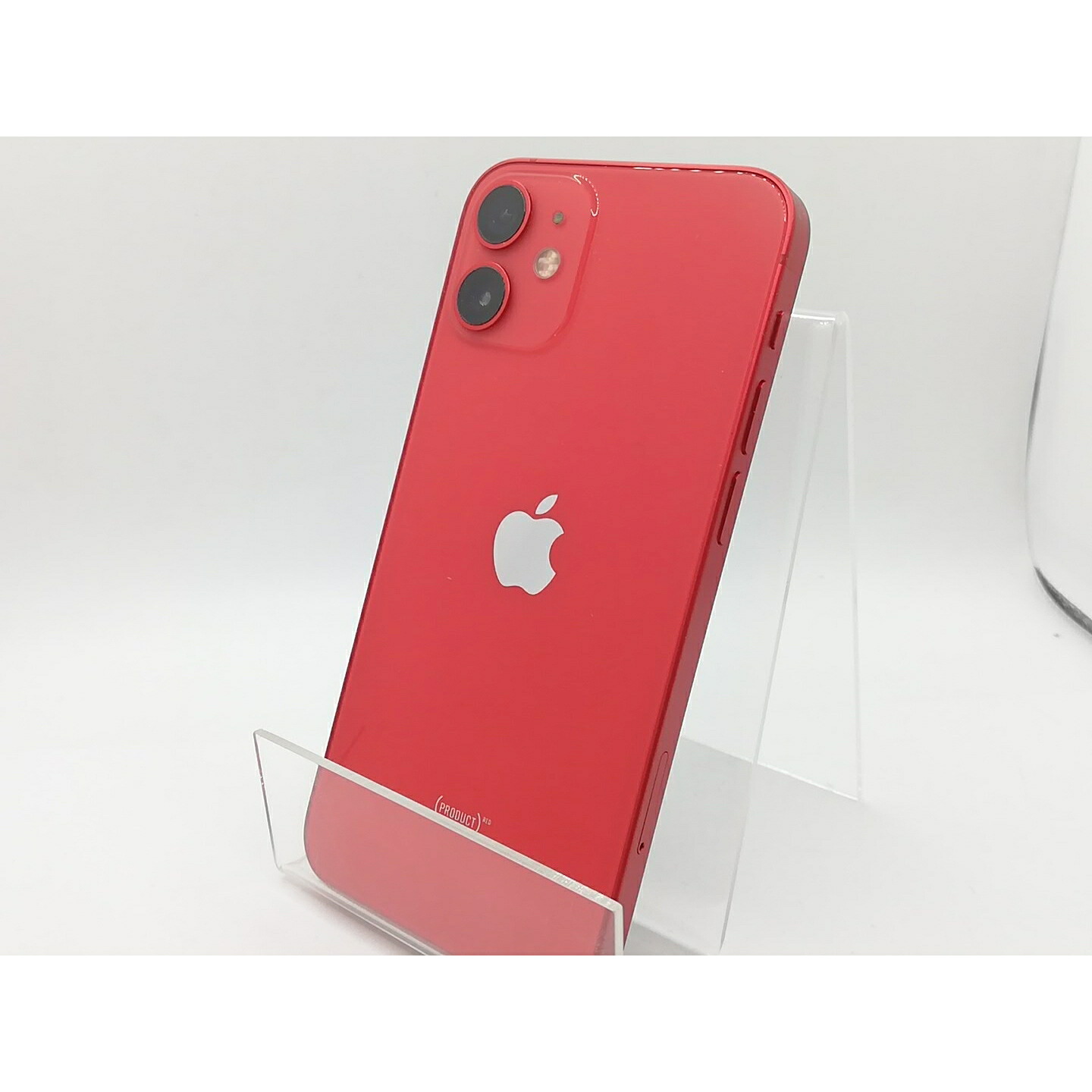 【中古】Apple au 【SIMロック解除済み】 iPhone 12 mini 64GB (PRODUCT)RED MGAE3J/A【熊本】保証期間１ヶ月【ランクB】