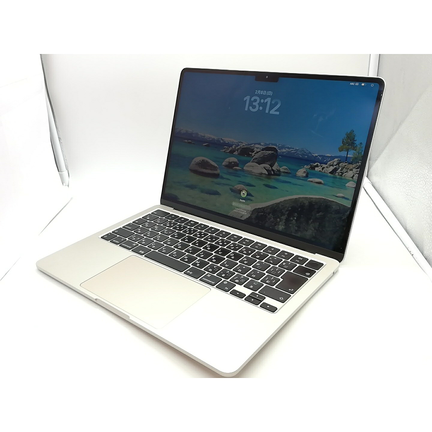 【中古】Apple MacBook Air 13インチ CTO (M2,2022) スターライト M2(CPU:8C/GPU:8C)/16G/1T/30W AC【熊本】保証期間１ヶ月【ランクB】
