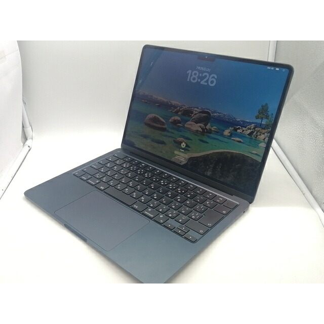 【中古】Apple MacBook Air 13インチ CTO (M2,2022) ミッドナイト M2(CPU:8C/GPU:10C)/16G/512G/35W AC(USB-Cx2)【熊本】保証期間１ヶ月【ランクB】｜じゃんぱら店