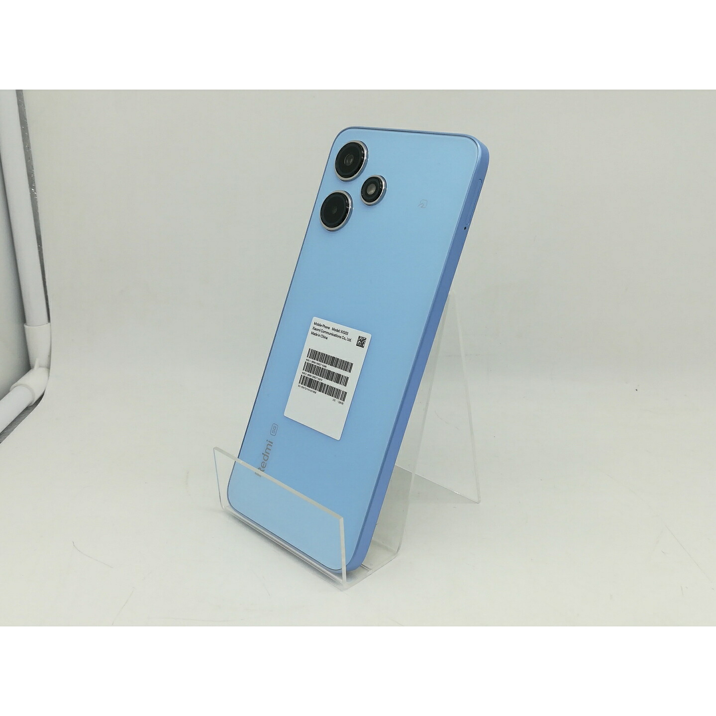 【中古】Xiaomi UQmobile 【SIMフリー】 Redmi 12 5G 4GB 128GB スカイブルー XIG03【町田】保証期間１ヶ月【ランクA】