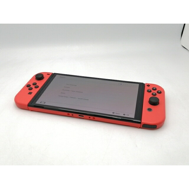 【中古】Nintendo Switch 本体 (有機ELモデル) HEG-S-RAAAA マリオレッド【町田】保証期間1ヶ月【ランクB】|じゃんぱら店