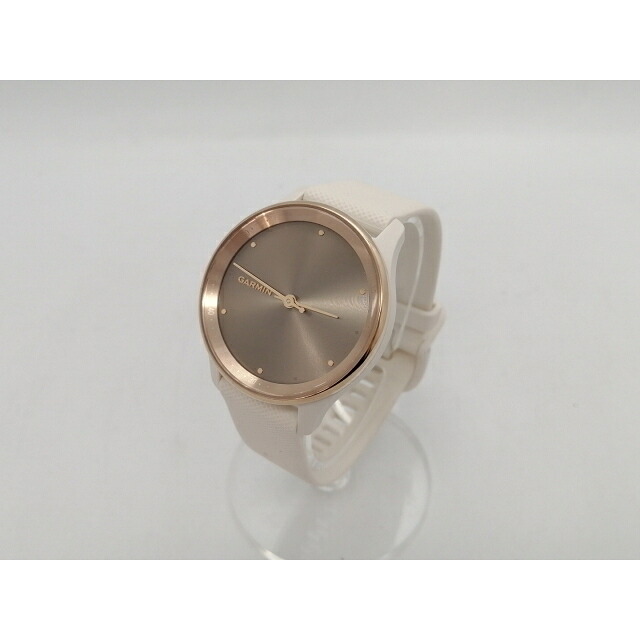 【中古】Garmin vivomove Trend 010-02665-71 Ivory/Peach Gold【町田】保証期間１ヶ月【ランクA】｜じゃんぱら店