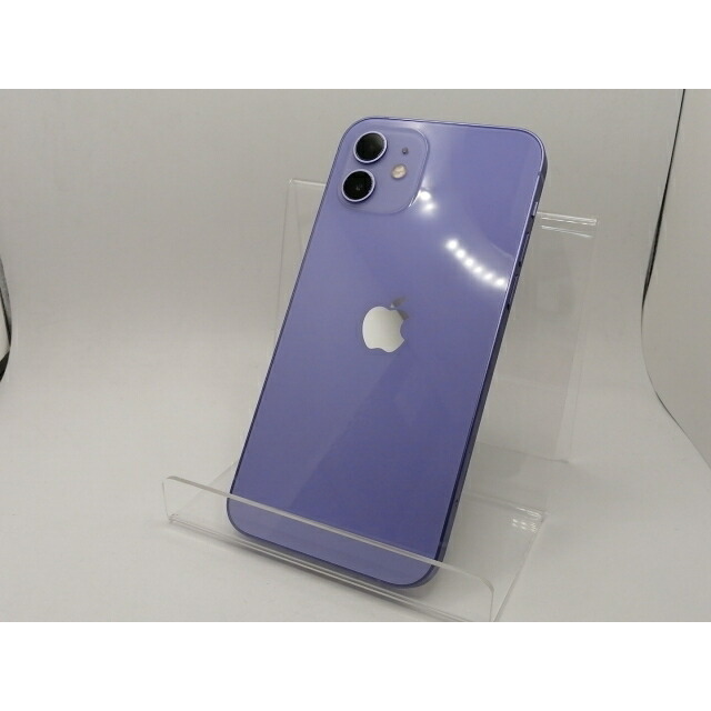 【中古】Apple SoftBank 【SIMロック解除済み】 iPhone 12 64GB パープル MJNH3J/A【町田】保証期間１ヶ月【ランクB】