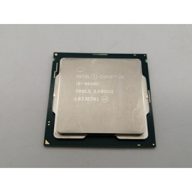 【中古】Intel Core i9-9900K (3.6GHz/TB:5GHz/SRELS/P0) bulk LGA1151/8C/16T/L3 16M/UHD630/TDP95W【町田】保証期間１週間