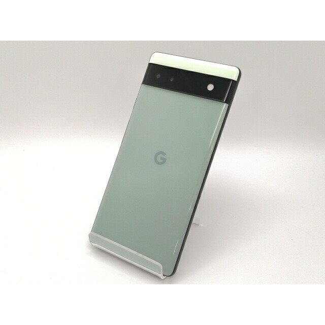 【中古】Google SoftBank 【SIM無償性】 Pixel 6a サルヴィア 6GB 128GB GB17L【三宮真っただ中】引き受ける継続期間１ヶ月【価値づけるC】