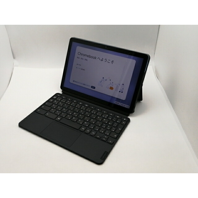 【中古】Lenovo IdeaPad Duet Chromebook ZA6F0013JP アイスブルー+アイアングレー【Helio P60T 4GB 64G(Flash) WiFi 10LCD(1920x1200)】【三宮センター】保証期間１ヶ月【ランクC】