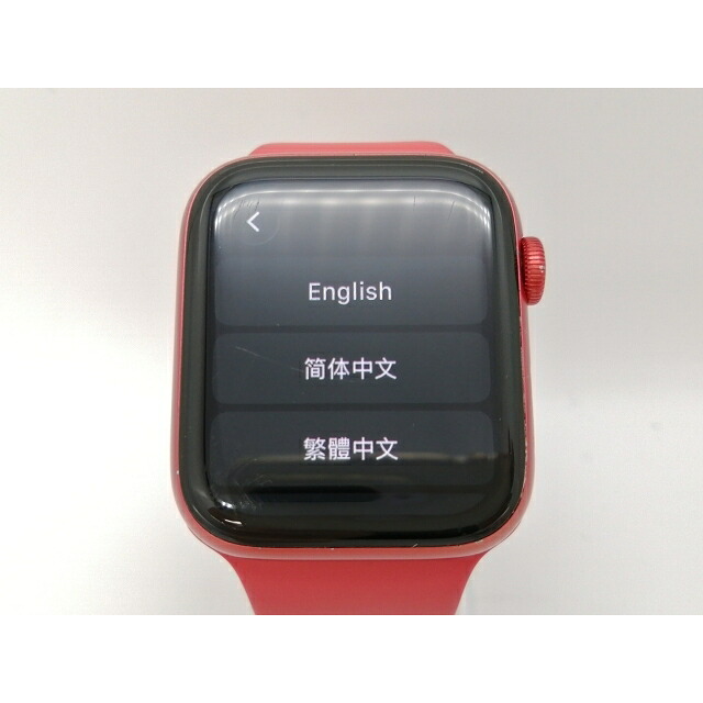 【中古】Apple Apple Watch Series6 44粍 GPS (PRODUCT)RED軽銀/運動競技ダンス楽隊 (PRODUCT)RED M00M3J/A【三宮真っただ中】引き受ける継続期間１ヶ月【序列付けるC】