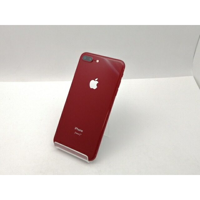 【中古】Apple au 【SIMロック解除済み】 iPhone 8 Plus 64GB (PRODUCT)RED Special Edition MRTL2J/A【三宮センター】保証期間１ヶ月【ランクC】｜じゃんぱら店
