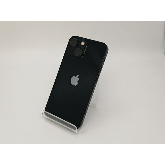 【中古】Apple au 【SIMフリー】 iPhone 13 mini 128GB ミッドナイト MLJC3J/A【三宮センター】保証期間１週間【ランクC】