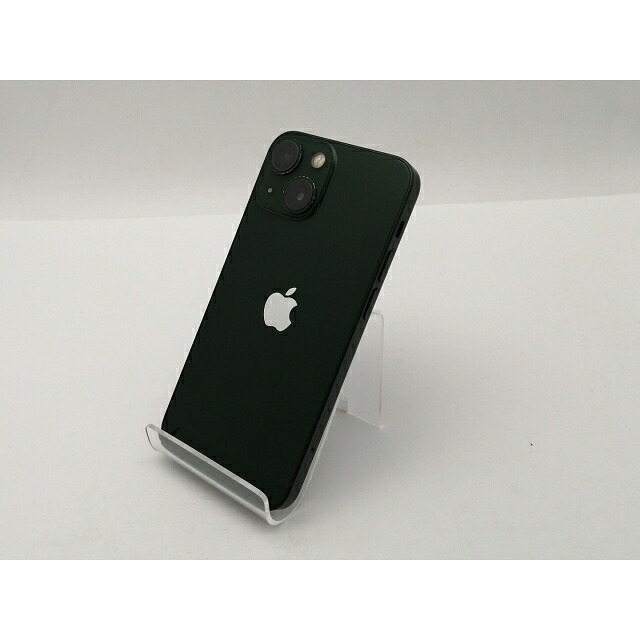【中古】Apple au 【SIMフリー】 iPhone 13 mini 128GB グリーン MNFC3J/A【三宮センター】保証期間１週間【ランクC】｜じゃんぱら店