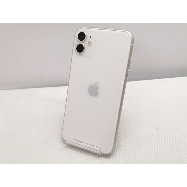 【中古】Apple docomo 【SIMロック解除済み】 iPhone 11 128GB ホワイト MWM22J/A【三宮センター】保証期間１ヶ月【ランクB】