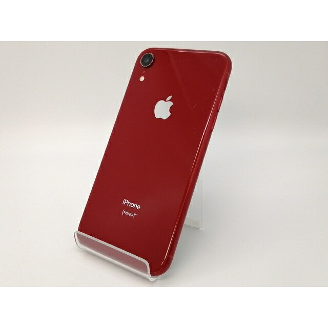 【中古】Apple 国内版 【SIM無償性】 iPhone XR 64GB (PRODUCT)RED MT062J/A【三宮真っただ中】引きうける継続期間１ヶ月【序列付けるC】 スマートフォン本体-スマートフォン・タブレット