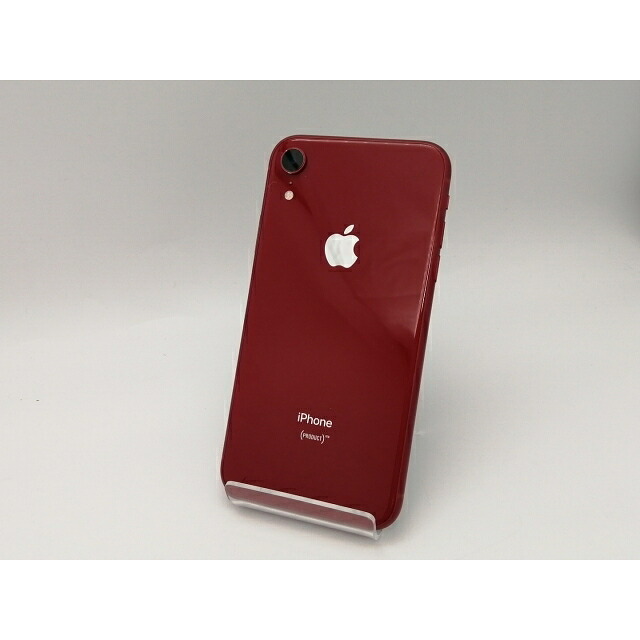 【中古】Apple docomo 【SIM鍵を掛ける取りけす済み】 iPhone XR 64GB (PRODUCT)RED MT062J/A【三宮真っただ中】引き受ける継続期間１週【序列付けるC】