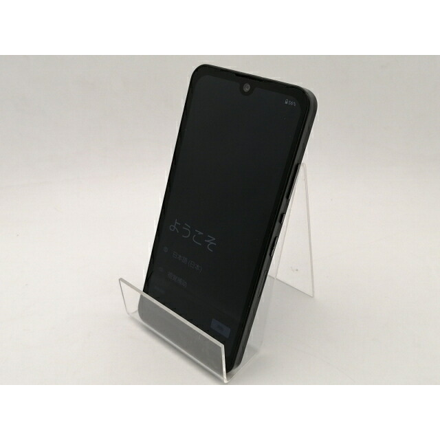 【中古】SHARP SoftBank 【SIM無償性】 AQUOS wish 濃灰色 4GB 64GB A103SH【神保町】引き受ける継続期間１ヶ月【序列付けるC】