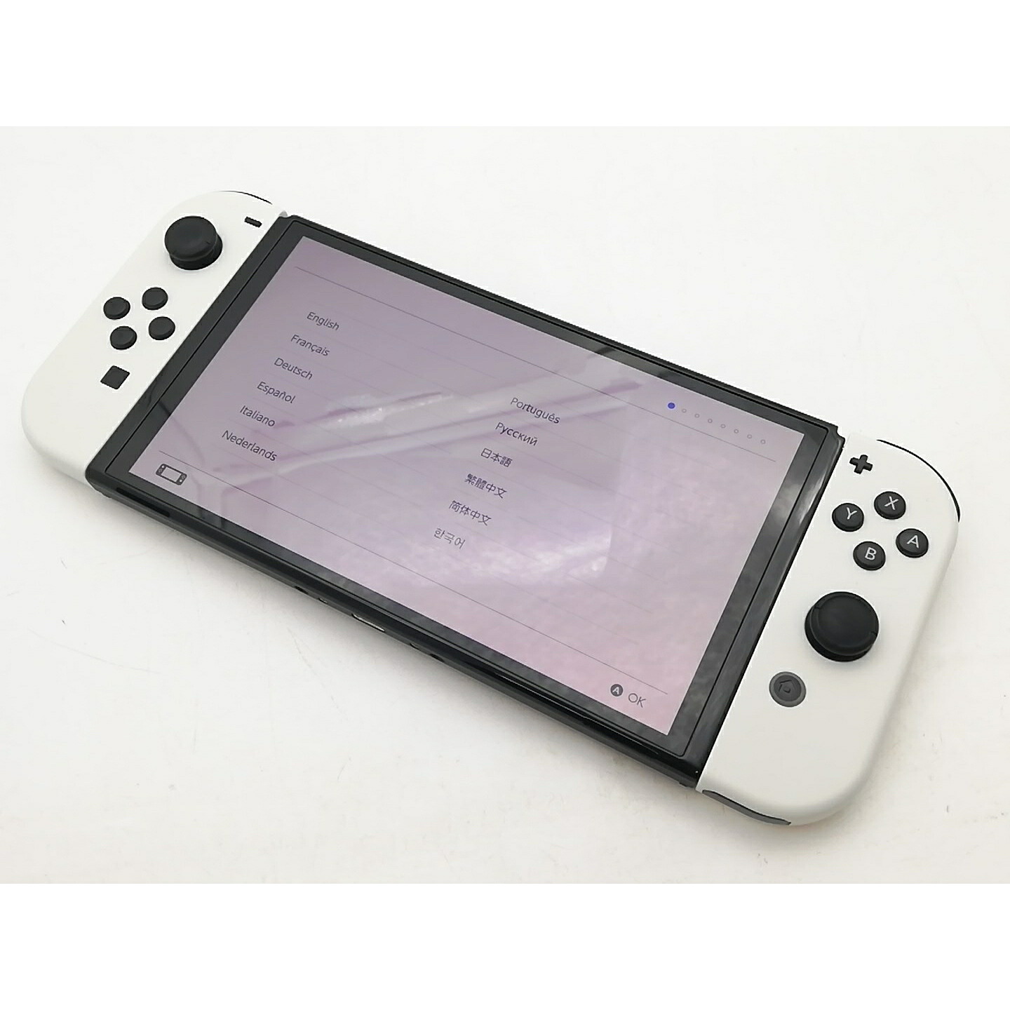 【中古】Nintendo Switch 本体 (有機ELモデル) HEG-S-KAAAA ホワイト 【2021年10月】【神保町】保証期間1ヶ月【ランクB】|じゃんぱら店