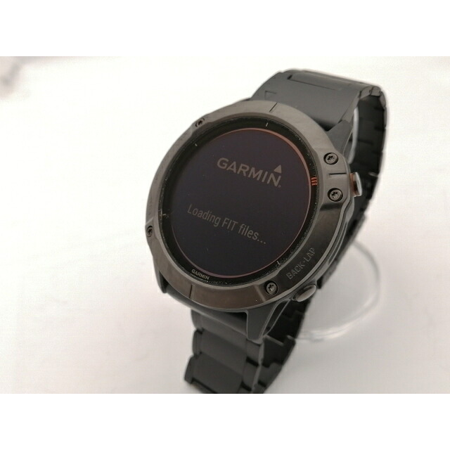 【中古】Garmin fenix 6X Pro Dual Power - Ti Black DLC Titanium band 010-02157-5D【神保町】保証期間1ヶ月【ランクA】|じゃんぱら店