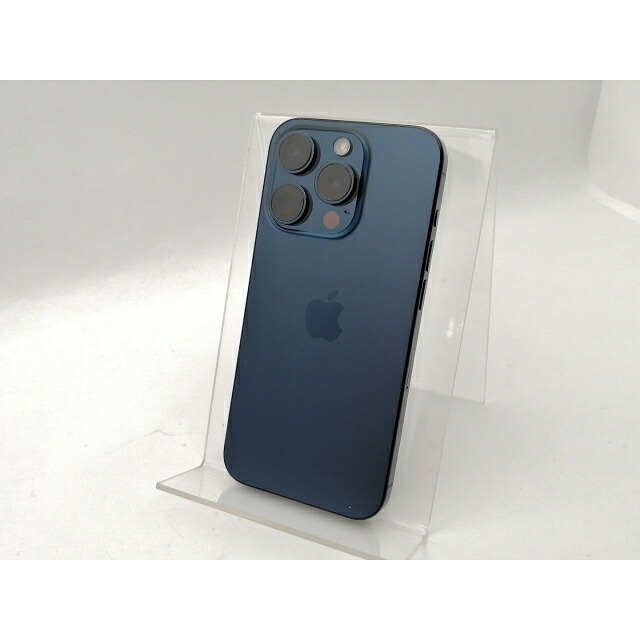 【中古】Apple 国内版 【SIMフリー】 iPhone 15 Pro 128GB ブルーチタニウム MTUA3J/A【神保町】保証期間１ヶ月【ランクA】