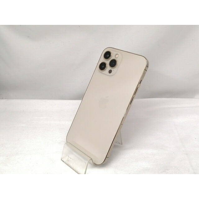 【中古】Apple au 【SIMロック解除済み】 iPhone 12 Pro Max 128GB ゴールド MGCW3J/A【神保町】保証期間１ヶ月【ランクB】