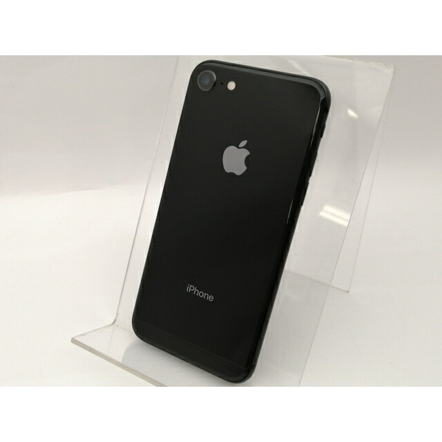 【中古】Apple au 【SIMロック解除済み】 iPhone 8 128GB スペースグレイ MX1D2J/A【神保町】保証期間１ヶ月【ランクC】