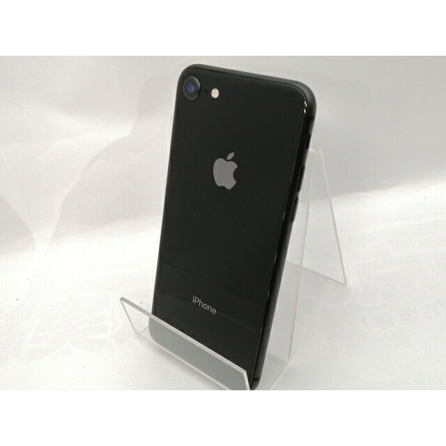 【中古】Apple au 【SIM鍵を掛ける取り消す済み】 iPhone 8 64GB 空白文字薄墨色 MQ782J/A【神保町】引き受ける継続期間１ヶ月【価値づけるA】
