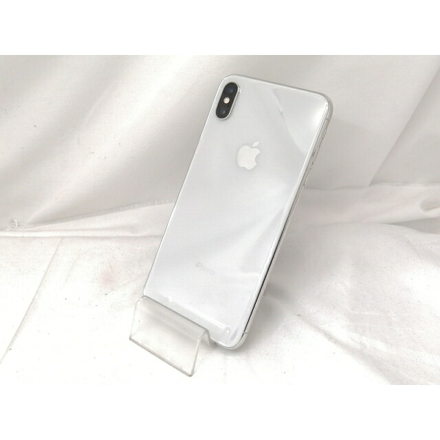 【中古】Apple au 【SIMロック解除済み】 iPhone XS Max 64GB シルバー MT6R2J/A【神保町】保証期間１ヶ月【ランクB】