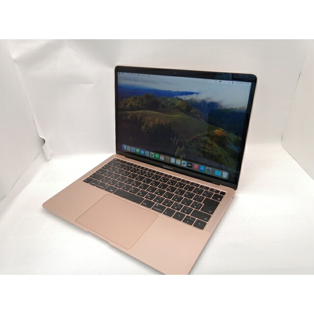 【中古】Apple MacBook Air 13インチ Corei5:1.6GHz 128GB ゴールド MREE2J/A (Late 2018)【神保町】保証期間１ヶ月【ランクB】｜じゃんぱら店