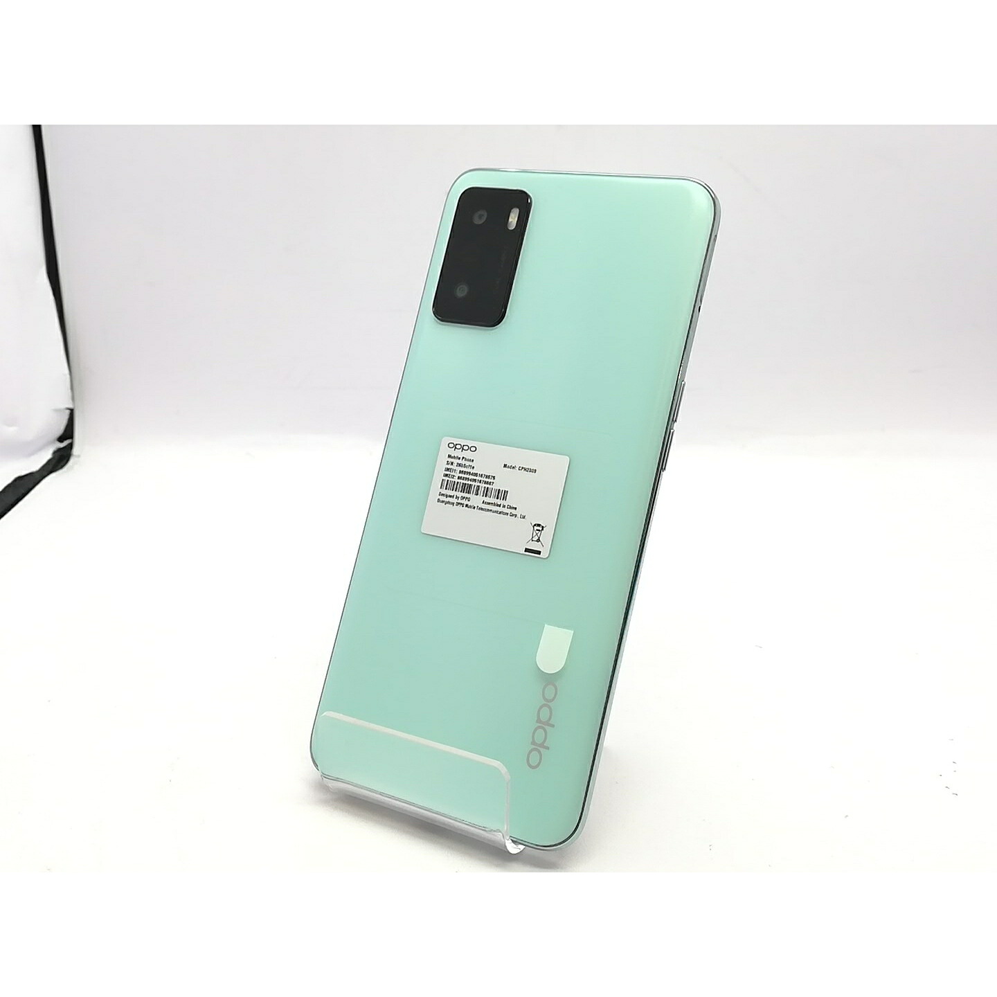【中古】Oppo 国内版 【SIM無償性】 OPPO A55s 5G 緑であること 4GB 64GB CPH2309【吉祥寺】引き受ける継続期間１ヶ月【序列付けるA】